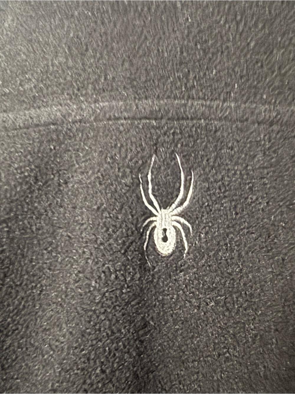 Spyder Black Full Zip Performance Fleece Jacket Men's Small Y2K Gorpcore - Picture 4 of 13